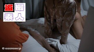 【盗撮流出】素人カップルのハメ撮り盗撮!生々しい二人のセックス